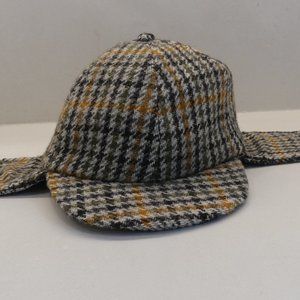 Harris Tweed Magill Vintage Plaid Sherlock Holmes Wool Hat